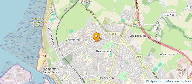 localisation de l'entreprise SAS HELE  SAMER