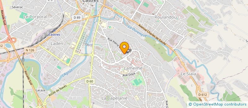 localisation de l'entreprise SAS HEMAO à CASTRES