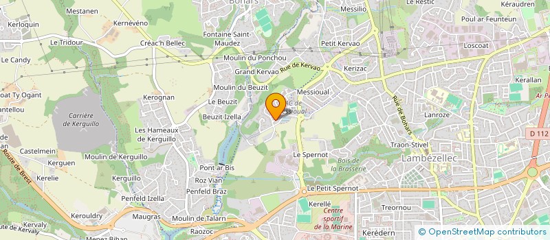 localisation de l'entreprise SAS HEMO à BREST