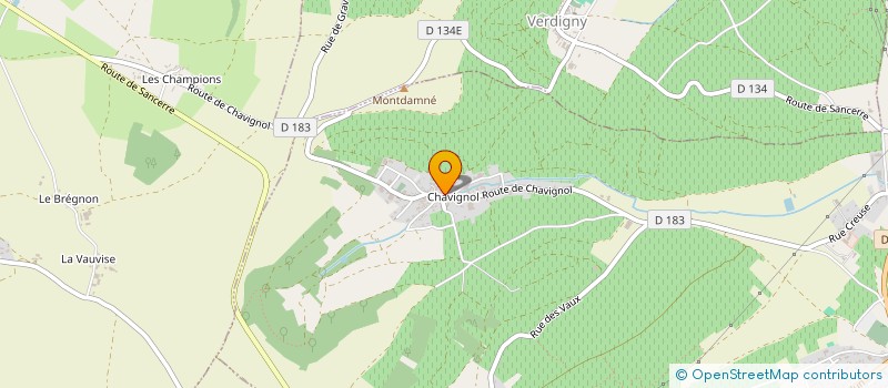 localisation de l'entreprise SAS HENRI BOURGEOIS  SANCERRE