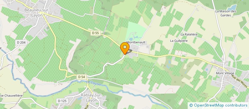 localisation de l'entreprise SAS HERBATHE à BELLEVIGNE-EN-LAYON
