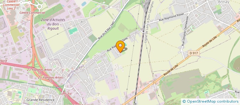 localisation de l'entreprise SAS HERDO.FR  LOISON SOUS LENS