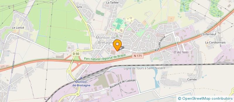 localisation de l'entreprise SAS HERIDEL à MONTOIR-DE-BRETAGNE