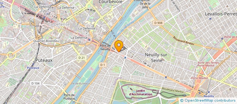 localisation de l'entreprise SAS HERMES à NEUILLY-SUR-SEINE
