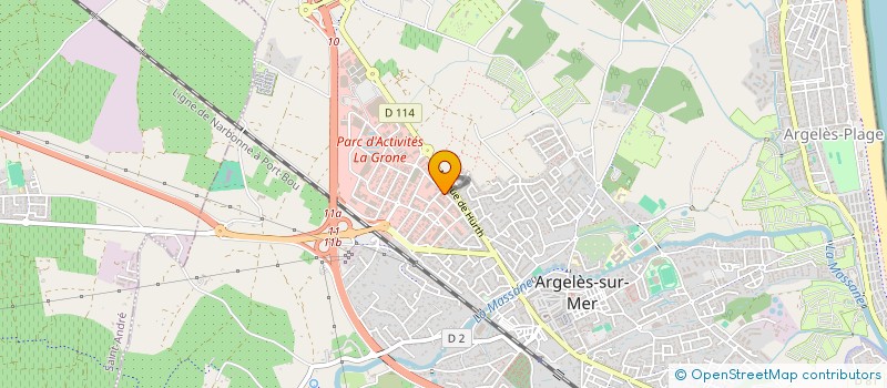 localisation de l'entreprise SAS HERTER à ARGELES-SUR-MER