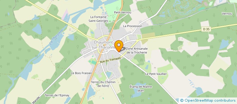 localisation de l'entreprise SAS HERVE BOURSAIN  CHAUMONT-SUR-THARONNE