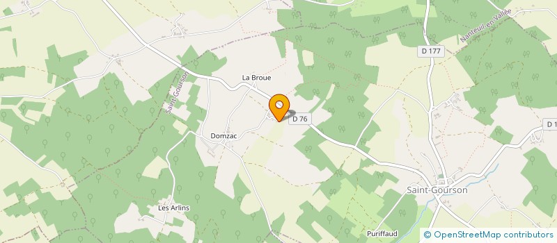localisation de l'entreprise SAS HERVIOT DOMINIQUE à SAINT-GOURSON