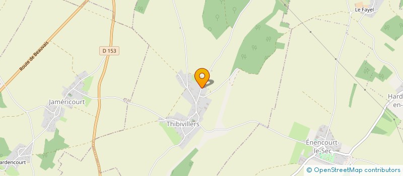 localisation de l'entreprise SAS HEVIC 21  THIBIVILLERS