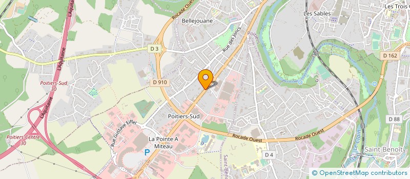localisation de l'entreprise SAS HGBC à POITIERS