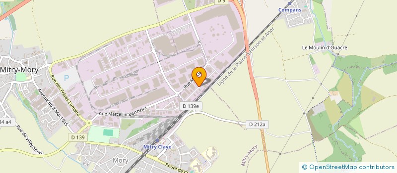 localisation de l'entreprise SAS HIDEM à COMPANS