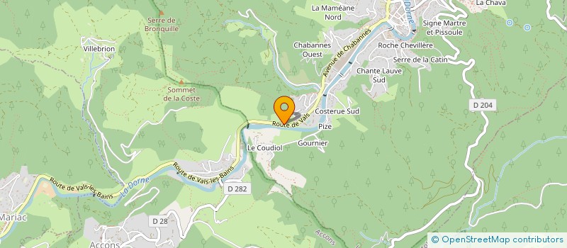 localisation de l'entreprise SAS HILAIRE JEAN ET FILS à MARIAC