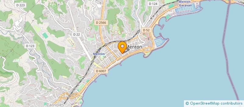 localisation de l'entreprise SAS HILO  MENTON