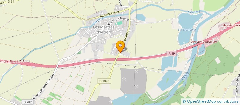 localisation de l'entreprise SAS HINDERCHIED RECYCLAGE ET VALORISATION  LES MARTRES-D'ARTIERE