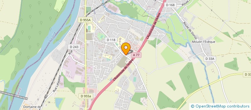 localisation de l'entreprise SAS HIVE GAMES à COSNE-COURS-SUR-LOIRE