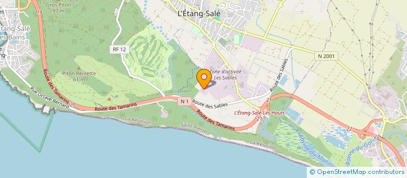 localisation de l'entreprise SAS HLC  L'ETANG-SALE