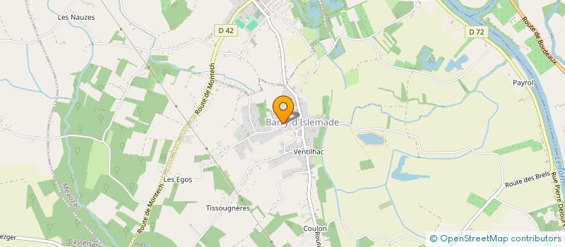 localisation de l'entreprise SAS HM  MOISSAC