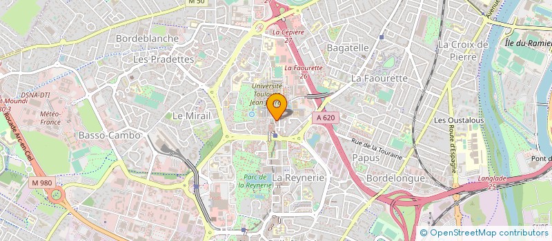 localisation de l'entreprise SAS HM ETANCHEITE à TOULOUSE