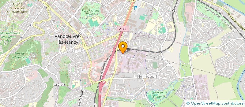 localisation de l'entreprise SAS HMC EVENEMENTS  VANDUVRE-LES-NANCY