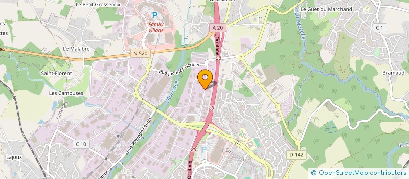 localisation de l'entreprise SAS HOLDING ALS à LIMOGES