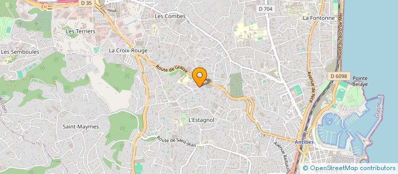 localisation de l'entreprise SAS HOLDING ANIMATRICE & SOCIETE DE CONSEIL INDUSTRIEL EN FROID MARITIME NAMO  ANTIBES