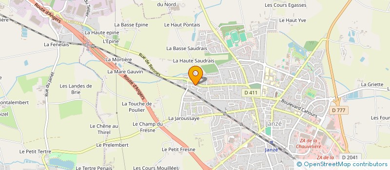 localisation de l'entreprise SAS HOLDING AVRIL  JANZE