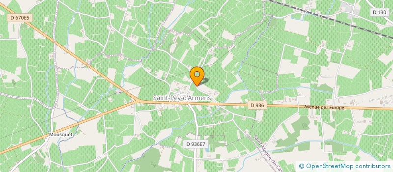 localisation de l'entreprise SAS HOLDING BELHAIMER  SAINT-PEY-D'ARMENS