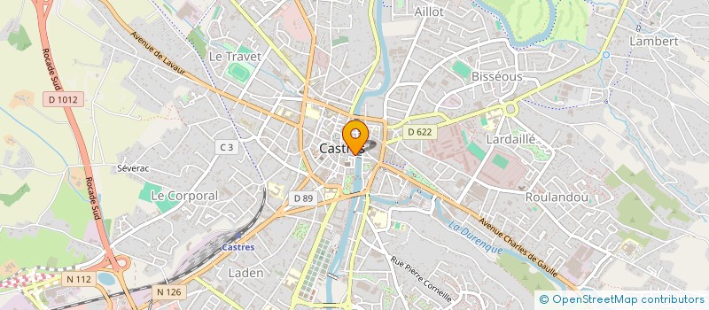 localisation de l'entreprise SAS HOLDING BGM à CASTRES