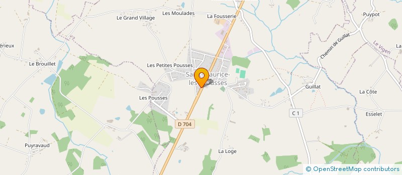 localisation de l'entreprise SAS HOLDING CLX à SAINT-MAURICE-LES-BROUSSES