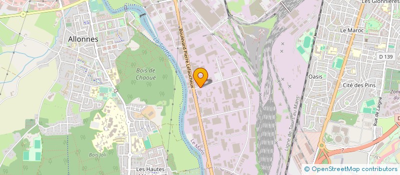 localisation de l'entreprise SAS HOLDING CORBIN FINANCE à LE MANS