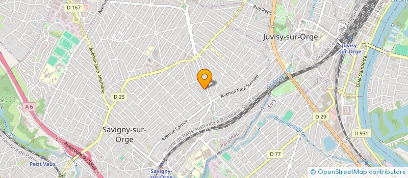 localisation de l'entreprise SAS HOLDING DJAOU à SAVIGNY-SUR-ORGE