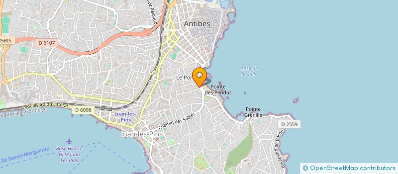 localisation de l'entreprise SAS HOLDING EK CANNES  ANTIBES