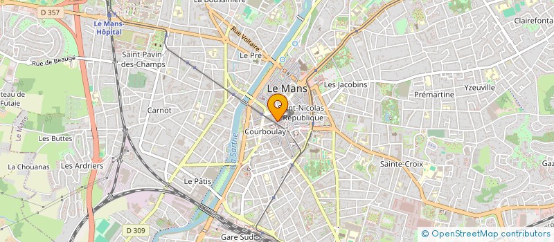 localisation de l'entreprise SAS HOLDING FABRICE RIBEAUDEAU  LE MANS