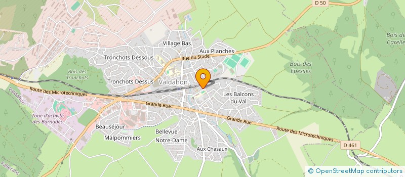 localisation de l'entreprise SAS HOLDING GROUPE L'AGE DOUBS  VALDAHON