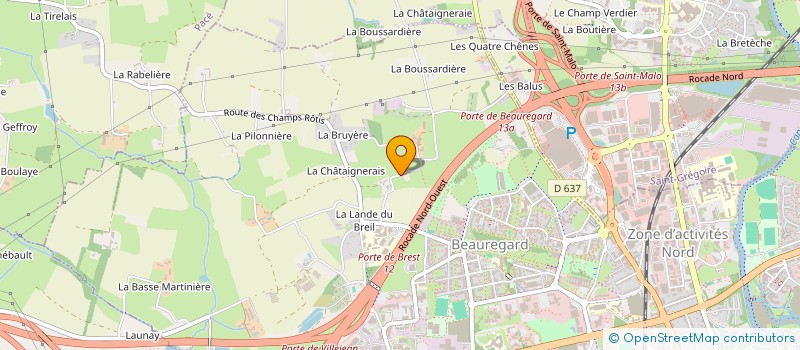 localisation de l'entreprise SAS HOLDING JANIN à RENNES