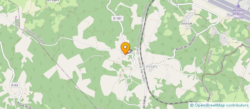 localisation de l'entreprise SAS HOLDING PR  ESTIVALS