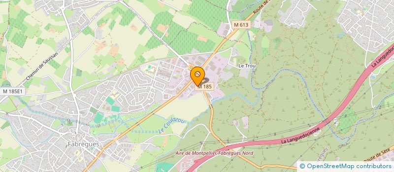 localisation de l'entreprise SAS HOLDING SEMPERE  FABREGUES