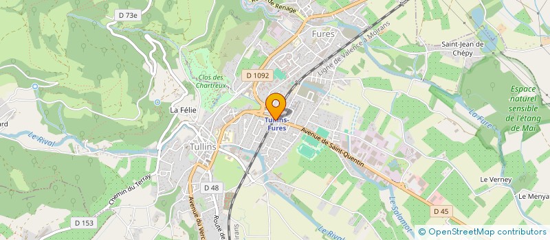 localisation de l'entreprise SAS HOLDING TORRES  TULLINS