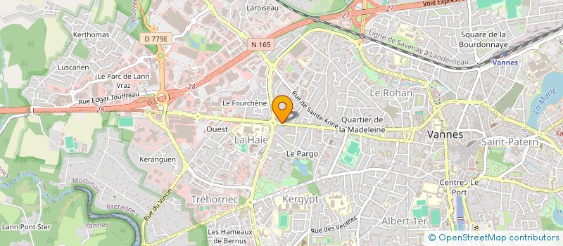 localisation de l'entreprise SAS HOLIMMO à VANNES