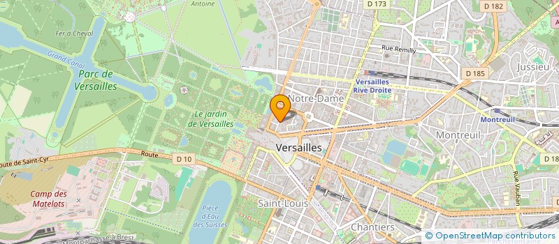 localisation de l'entreprise SAS HOLOVISUAL à VERSAILLES
