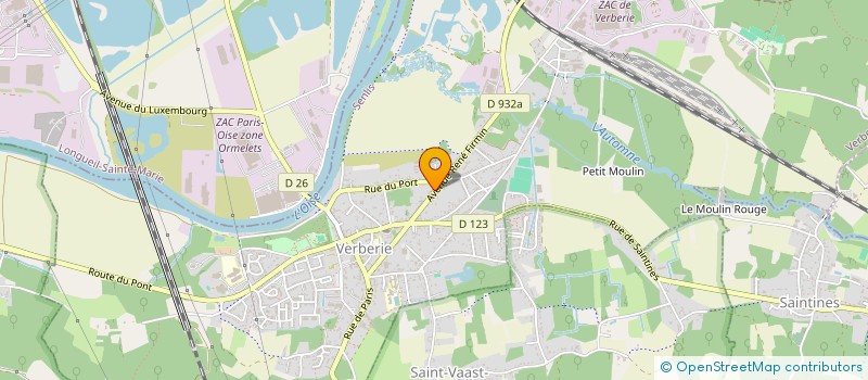 localisation de l'entreprise SAS HOME DEMOLITIONS  VERBERIE