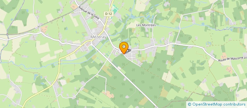 localisation de l'entreprise SAS HOME RENOVATION 72  MEZERAY