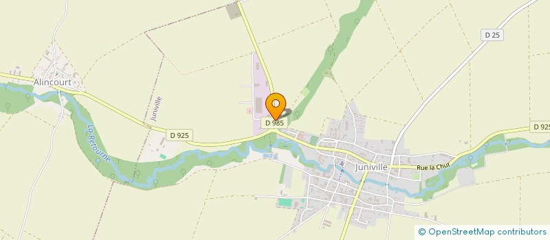 localisation de l'entreprise SAS HORIZON AGRICOLE SERVICE à JUNIVILLE