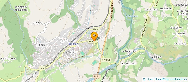 localisation de l'entreprise SAS HORY  SAVINES-LE-LAC