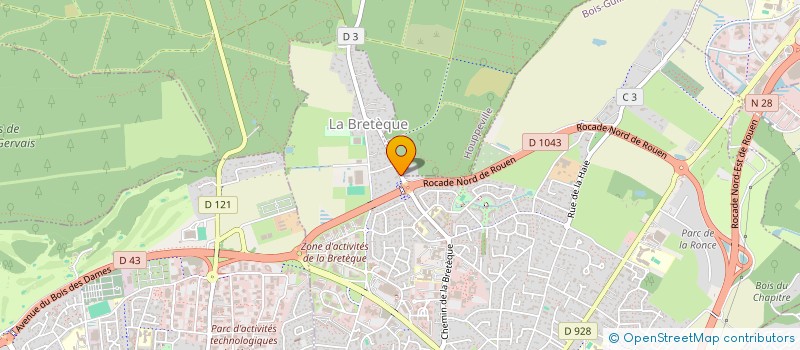 localisation de l'entreprise SAS HOSTEL MASSENA à BOIS-GUILLAUME