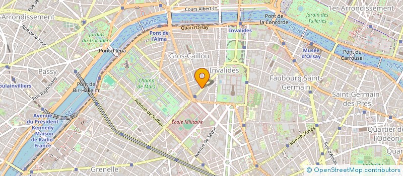 localisation de l'entreprise SAS HOTEL DE LA MOTTE PICQUET  PARIS