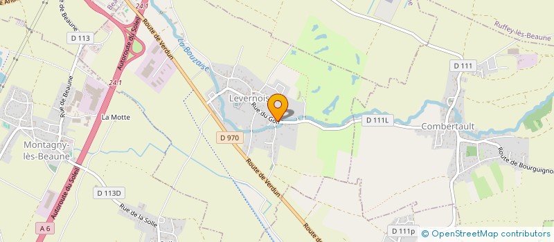 localisation de l'entreprise SAS HOTEL DE VIENNE  LEVERNOIS