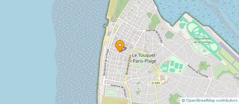 localisation de l'entreprise SAS HOTEL PALUDATE à LE TOUQUET-PARIS-PLAGE