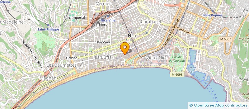 localisation de l'entreprise SAS HOTELS ET RESIDENCES CRESCI à NICE