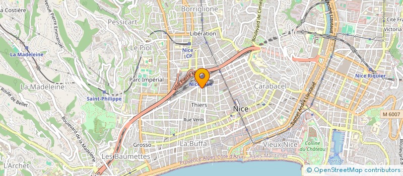localisation de l'entreprise SAS HOUSE OF STYLE & CO à NICE