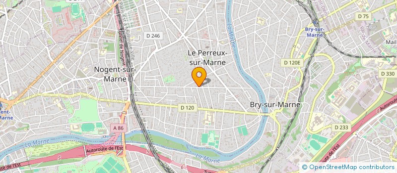 localisation de l'entreprise SAS HP CAZ  LE PERREUX-SUR-MARNE